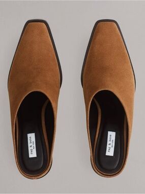 New rag&bone Joni Suede Mule size 7